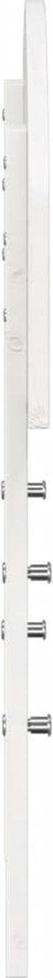 vidaXL - Hoofdbord - 90 - cm - massief - grenenhout - wit