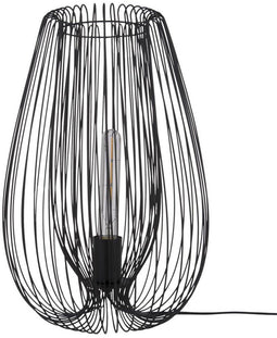 Leitmotiv Lucid Large - Tafellamp - Draadlamp - Zwart - Diameter 30 cm (1 stuk)