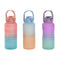 Waterfles Home ESPRIT Blauw Roze Turkoois Lila Polypropyleen PET 2 L (3 Stuks)