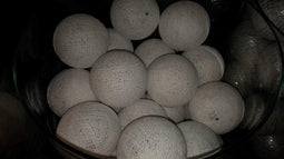 5 stuks Cotton Ball Grijs