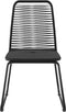 vidaXL - Tuinstoelen - 4 - st - poly - rattan - zwart