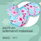SMUG Slaapmasker met Opbergzakje - 100% Verduisterend - Verstelbaar Oogmasker in Satijn - Cherry Blossom Print