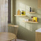 eSituro Houten Wandplank - Zwevende Muurplank - Onzichtbare Bevestiging - Houtlook 50 x 19 x 3,5 cm