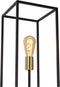 Lucide RUBEN - Vloerlamp - 3xE27 - Hoogte 1,20m - Zwart