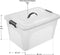 Juskys - Opbergbox 30 L - 4-Delig - Kunststof - Wit