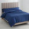 Noorse hoes Alexandra House Living Amán Blauw 150 x 220 cm