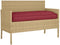vidaXL - Kussen - voor - Palletzitting/Rugleuning - Wijnrood - 120x50x12 - cm - Oxfordstof