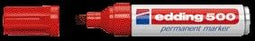 Edding Stift | type: 500 | schuine punt | 2-7mm | rood | 10 stuks