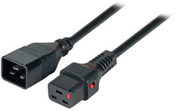 EFB Elektronik EK607SW.2 - Snoer C20 naar C19 - 2 m - Zwart