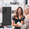 Otterbox React Series - Soft case - Samsung Galaxy A72 - Transparant/zwart