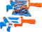NERF Super Soaker Twister - Waterpistool - 2 draaiende waterstralen - Blauw Oranje Wit