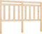 vidaXL - Hoofdbord - 146x4x100 - cm - massief - grenenhout