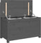 vidaXL - Bankje - 80x41x77 - cm - massief - grenenhout - grijs