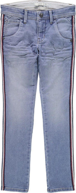 Name it Theo DNM Tom - Jongensbroek - X-slim fit - Lichtblauwe denim
