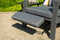 Garden Impressions Captain relax tuinstoel met voetensteun - aluminium - donker grijs/licht grijs