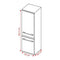 LIEBHERR CUe 2831 - Koel-/vrieskast 55 cm - LED verlichting - SmartFrost systeem