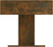 vidaXL - Salontafel - 96x50x45 - cm - bewerkt - hout - gerookt - eikenkleurig