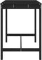 vidaXL Tuintafel 121x82,5x110 cm massief grenenhout zwart