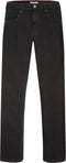 WRANGLER STRAIGHT - JEANS - Regular fit middelhoge taille met stretch - Zwart