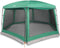 vidaXL - Zwembadtent - uitneembare - buiten- - gaaswanden - 670x590 - cm - zeegroen