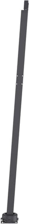 vidaXL - Luifel - handmatig - uittrekbaar - met - LED - 500x300 - cm - blauw - en - wit