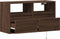 vidaXL - Tv-wandmeubel - met - LED-verlichting - 80x31x45 - cm - bruin - eikenkleur