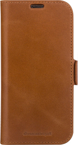 Dbramante1928 Copenhagen - Flip cover - Magneetsluiting en ruimte voor pasjes - Bruin