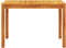 vidaXL Tuintafel 110x55x75 cm massief acaciahout