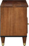 vidaXL - TV-kast - 100x33x46 - cm - Massief - Hout - Mango