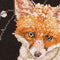 Thea Gouverneur - Borduurpakket met telpatroon - 744.05 - Voorgesorteerde DMC Garens - Hey There Foxy Lady - Zwart Aida - 31 cm x 30 cm - DIY Kit