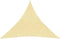 vidaXL - Zonnescherm - HDPE - driehoekig - 5x5x5 - m - beige