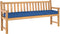 vidaXL - Ligbedkussens - voor - Bank - 2 - stuks - Koninklijk - Blauw - 200x40x8 - cm - Oxford - Stof
