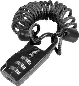 M-wave Spiraalslot Pd 3l Met Beveiligingscode 1200 X 3 Mm Zwart