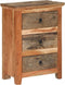 vidaXL - Bijzetkast - 55x33x75 - cm - massief - acaciahout