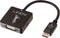 Lindy 41028 video kabel adapter DisplayPort DVI-D + VGA (D-Sub) + HDMI Zwart
