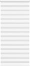 vidaXL - Zebra - rolgordijn - 115x200 - cm - stofbreedte - 110,9cm - polyester - wit