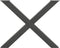 vidaXL - Eettafelpoten - 3 - st - X-vormig - 90x(72-73) - cm - staal - antraciet