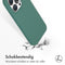Accezz iPhone 15 Pro - Liquid Silicone Backcover - MagSafe - Donkergroen