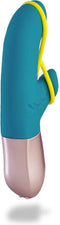 Fun Factory Amorino Mini Rabbit Vibrator - Petrol & Neon Geel