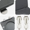 vidaXL - Snelle - Afneembare - Toiletbril - met - zachte - sluiting - Duroplast - - - Anthraciet