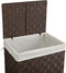 Veelzijdige mand Versa Chocolade Rotan (32 x 46 x 24 cm)