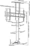 GN33-2 Elektrische TV Lift 37-65 inch beugel hoogte verstelbaar