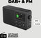 Denver DAB-57 - DAB+/FM Radio - Bluetooth - Zwart