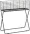 Mica Decorations Fence Plantenstandaard - 70x24x76 cm - Ijzer - Zwart