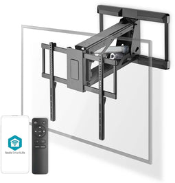 Nedis SmartLife TVWM5880BK - Gemotoriseerde tv muurbeugel - Draaibaar en kantelbaar - Zwart