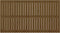 vidaXL - Wandhoofdbord - 166x3x90 - cm - massief - grenenhout - honingbruin