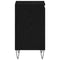 vidaXL - Wastafel - Meubel - Zwart - Eiken - 58x33x60 - cm - Gelaagd - Hout