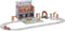 Little Dutch - Speelkoffer Racebaan - Houten racecircuit met accessoires - Multicolor