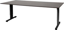 Verstelbaar Bureau - 200x100 logan - zwart frame