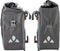VAUDE Aqua Front - Voortassen - Waterdicht - Zwart